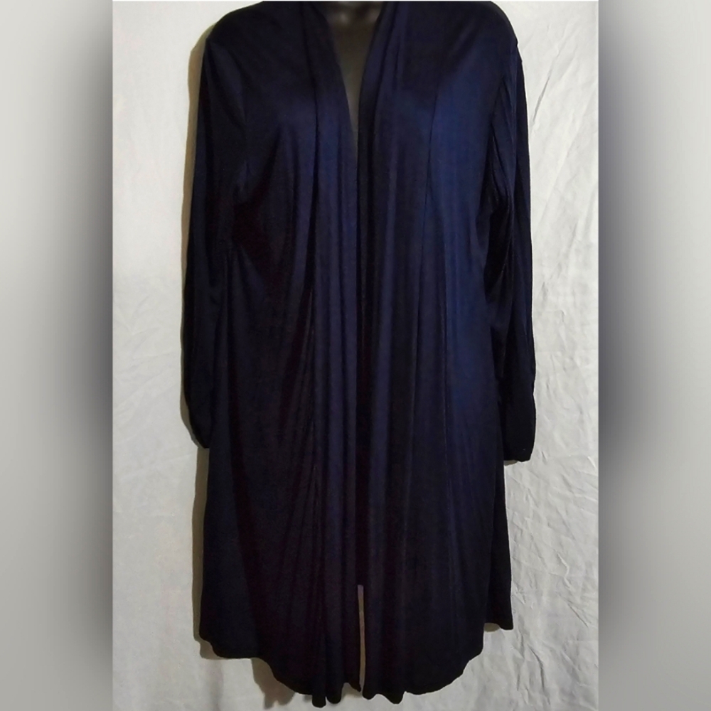 NWOT JM FLEURETTE DRAPE FRONT CARDIGAN SIZE 1X